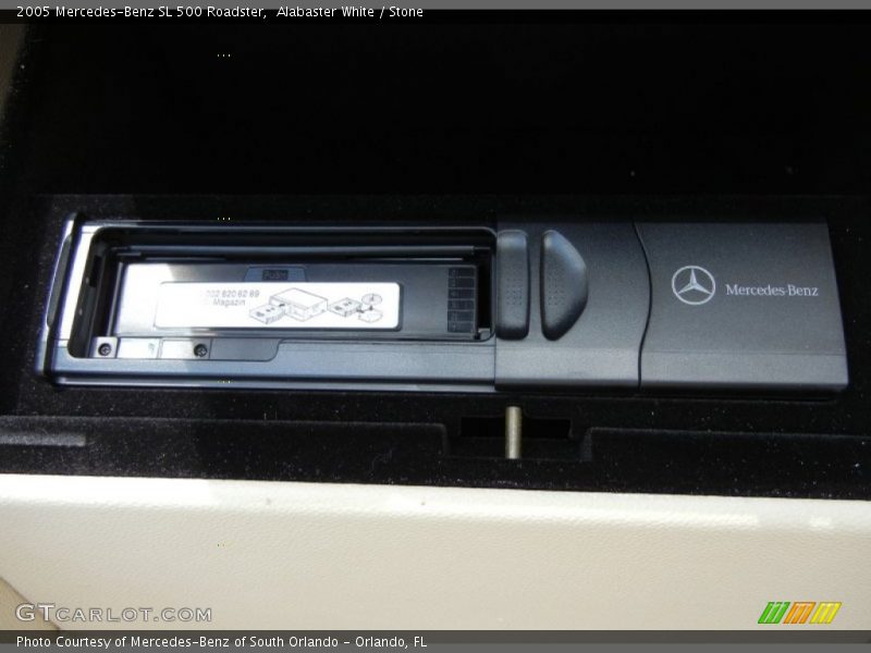 Alabaster White / Stone 2005 Mercedes-Benz SL 500 Roadster