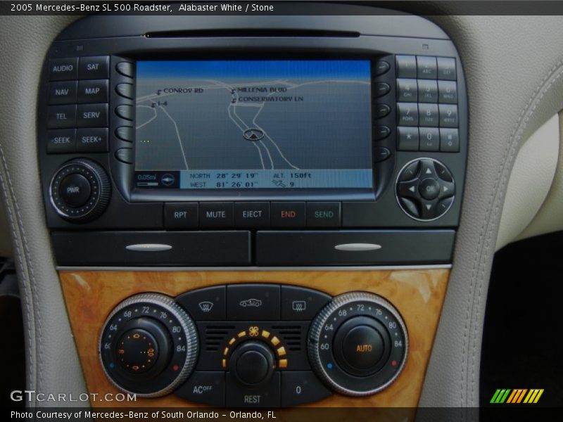 Alabaster White / Stone 2005 Mercedes-Benz SL 500 Roadster