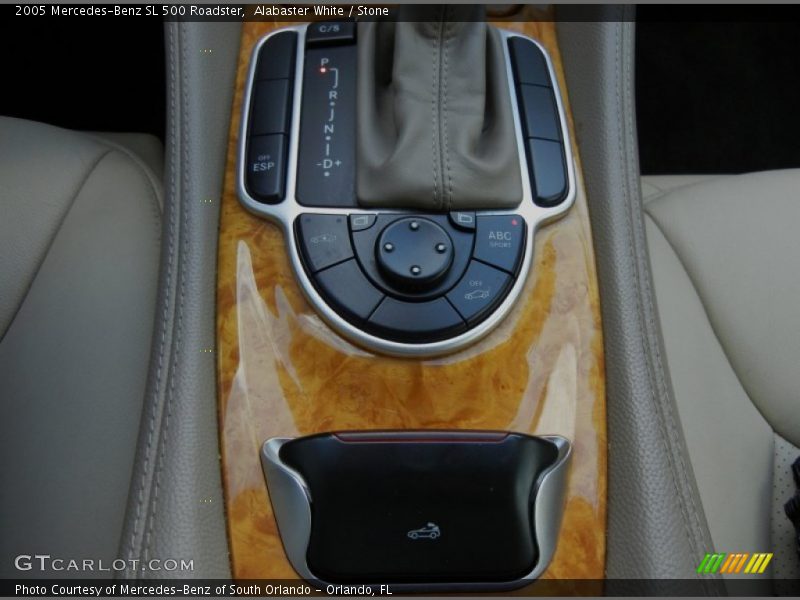 Alabaster White / Stone 2005 Mercedes-Benz SL 500 Roadster