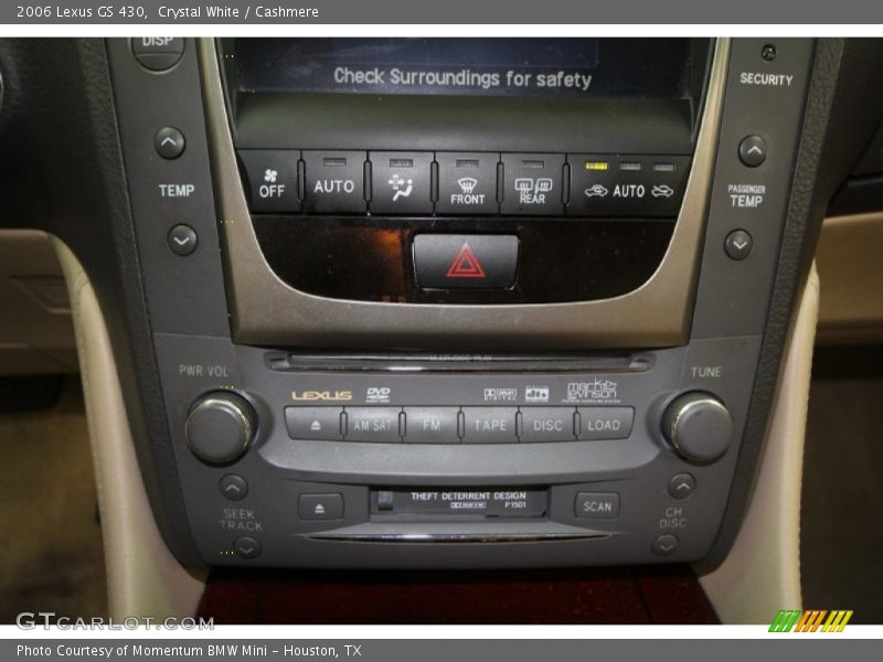 Controls of 2006 GS 430