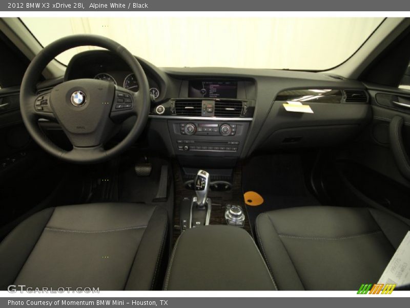 Alpine White / Black 2012 BMW X3 xDrive 28i