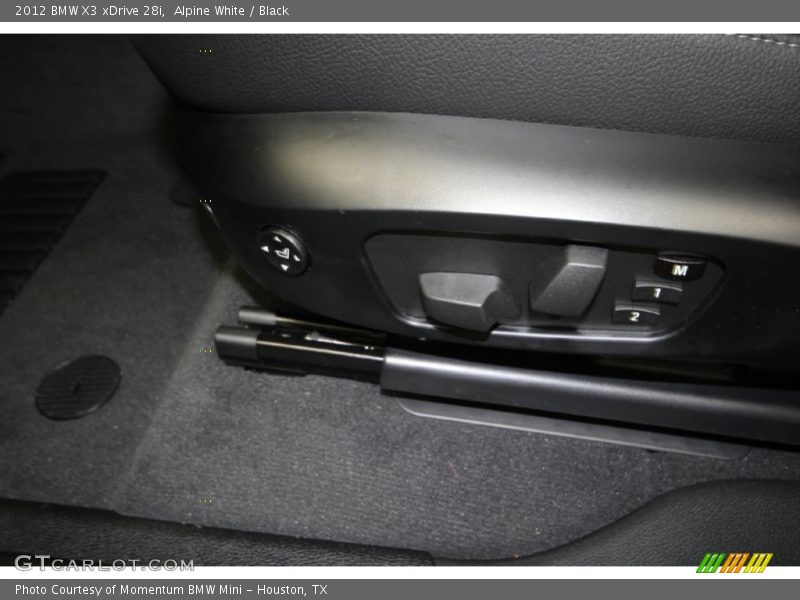 Alpine White / Black 2012 BMW X3 xDrive 28i