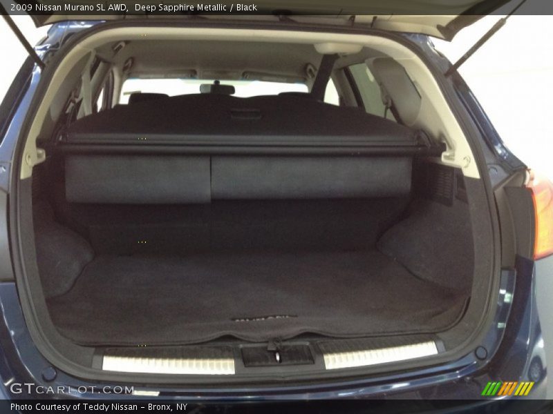 Deep Sapphire Metallic / Black 2009 Nissan Murano SL AWD