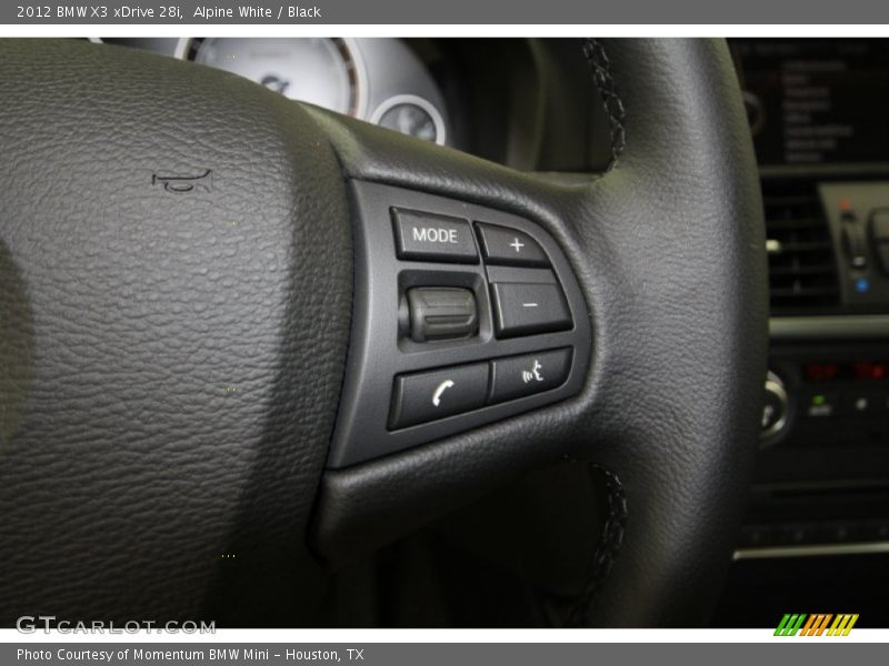 Alpine White / Black 2012 BMW X3 xDrive 28i