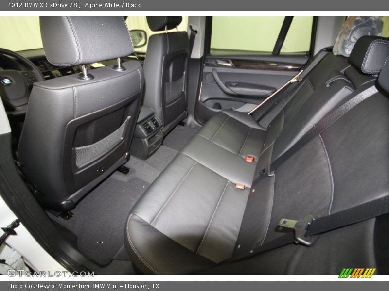 Alpine White / Black 2012 BMW X3 xDrive 28i
