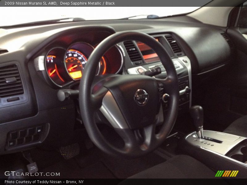 Deep Sapphire Metallic / Black 2009 Nissan Murano SL AWD
