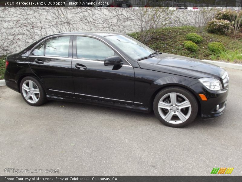 Black / Almond/Mocha 2010 Mercedes-Benz C 300 Sport
