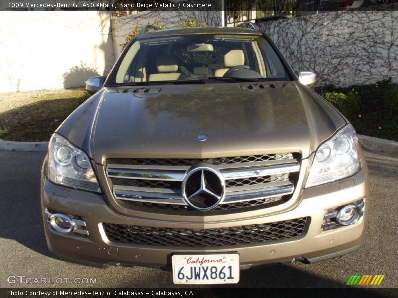 Sand Beige Metallic / Cashmere 2009 Mercedes-Benz GL 450 4Matic