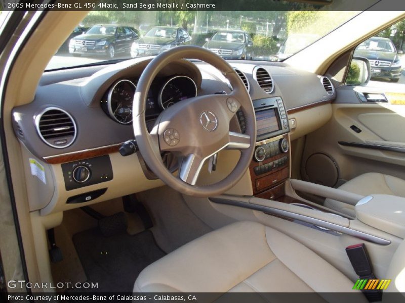 Sand Beige Metallic / Cashmere 2009 Mercedes-Benz GL 450 4Matic