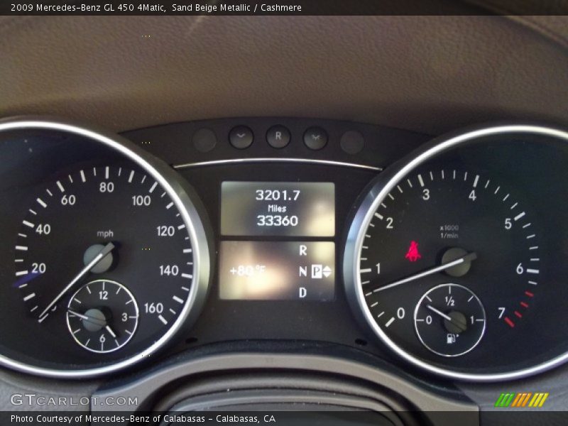 Sand Beige Metallic / Cashmere 2009 Mercedes-Benz GL 450 4Matic