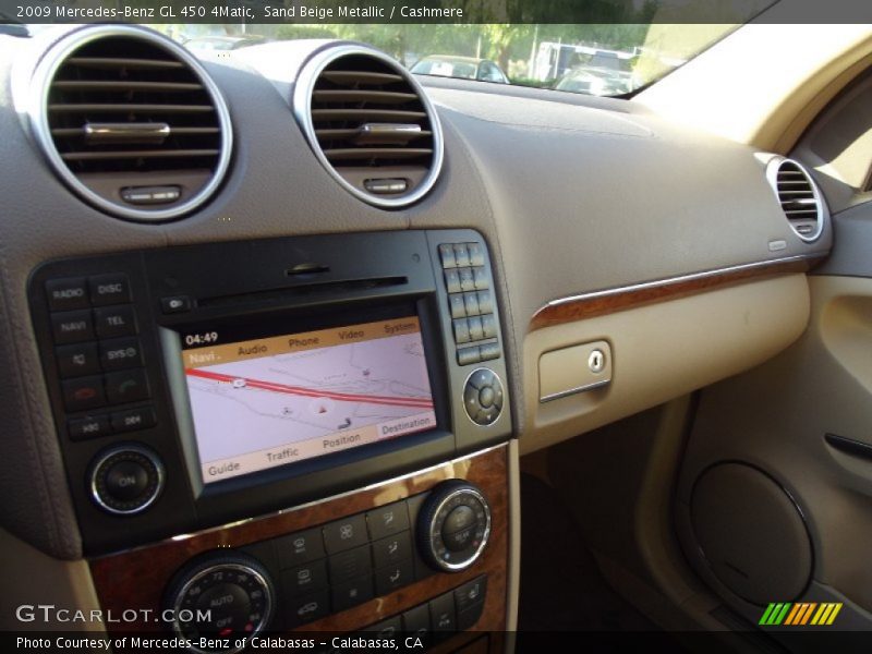 Sand Beige Metallic / Cashmere 2009 Mercedes-Benz GL 450 4Matic