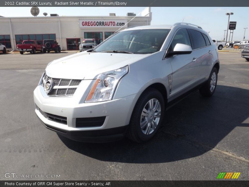 Radiant Silver Metallic / Titanium/Ebony 2012 Cadillac SRX Luxury