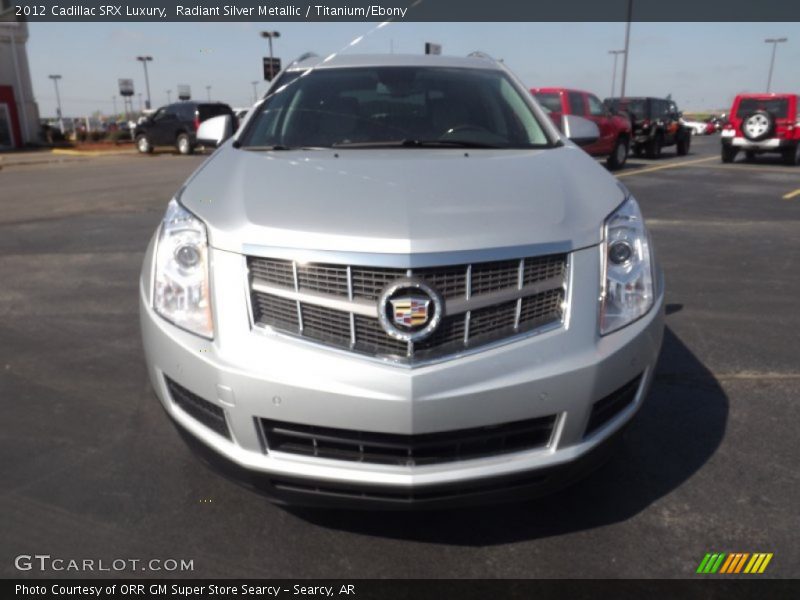 Radiant Silver Metallic / Titanium/Ebony 2012 Cadillac SRX Luxury
