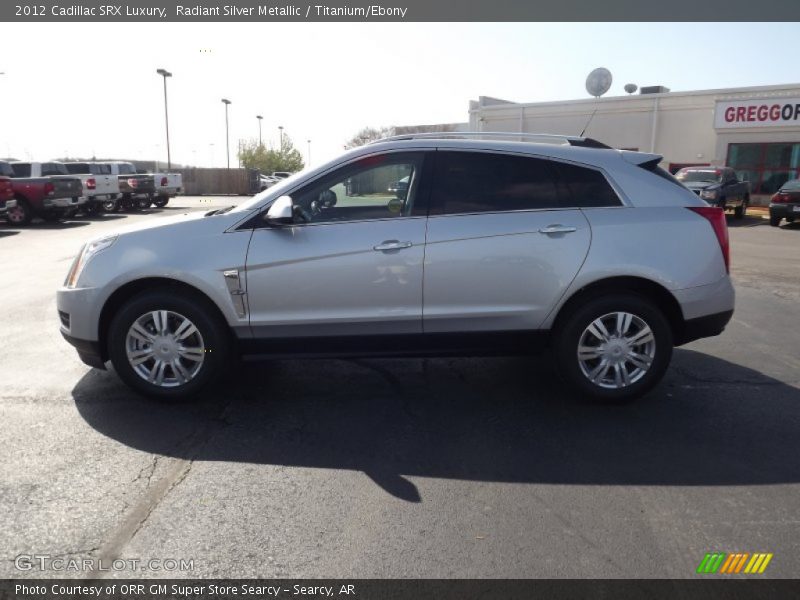 Radiant Silver Metallic / Titanium/Ebony 2012 Cadillac SRX Luxury