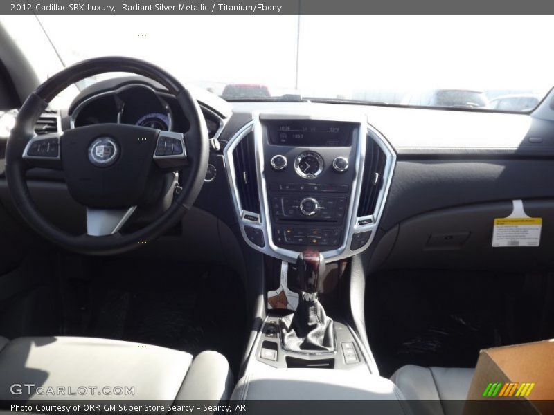 Radiant Silver Metallic / Titanium/Ebony 2012 Cadillac SRX Luxury