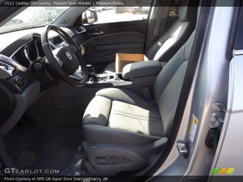 Radiant Silver Metallic / Titanium/Ebony 2012 Cadillac SRX Luxury