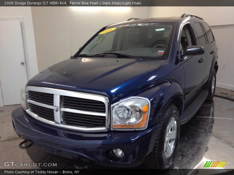 Patriot Blue Pearl / Dark Khaki/Light Khaki 2006 Dodge Durango SLT HEMI 4x4