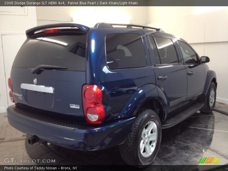 Patriot Blue Pearl / Dark Khaki/Light Khaki 2006 Dodge Durango SLT HEMI 4x4