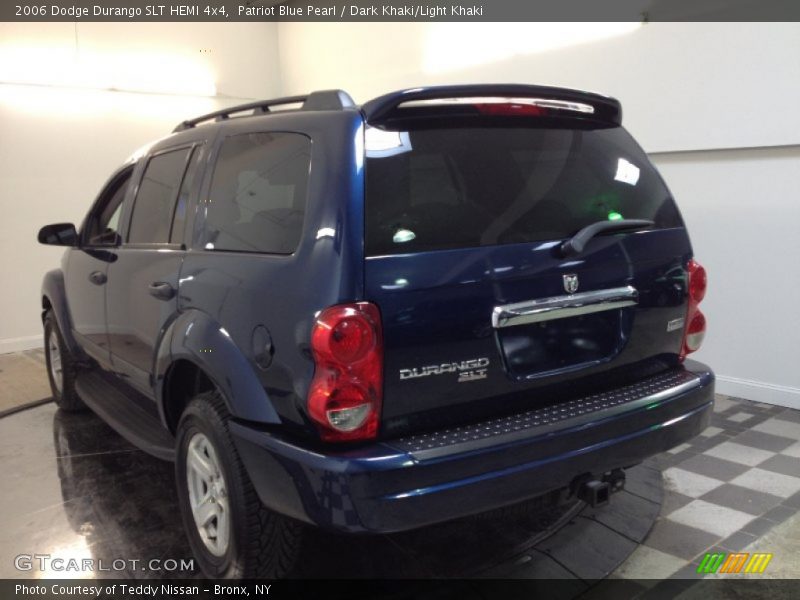 Patriot Blue Pearl / Dark Khaki/Light Khaki 2006 Dodge Durango SLT HEMI 4x4