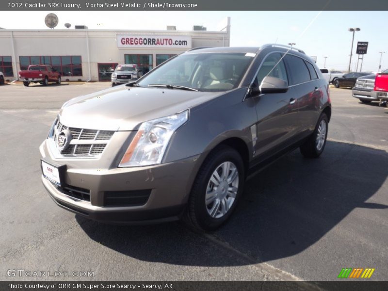 Mocha Steel Metallic / Shale/Brownstone 2012 Cadillac SRX Luxury