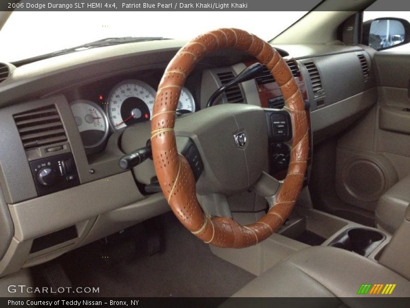 Patriot Blue Pearl / Dark Khaki/Light Khaki 2006 Dodge Durango SLT HEMI 4x4