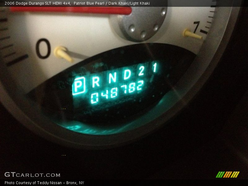 Patriot Blue Pearl / Dark Khaki/Light Khaki 2006 Dodge Durango SLT HEMI 4x4