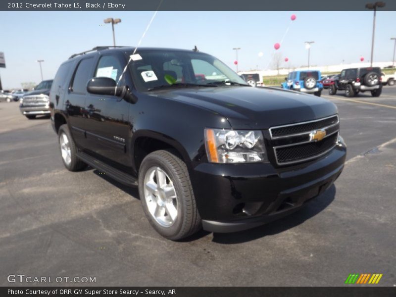 Black / Ebony 2012 Chevrolet Tahoe LS