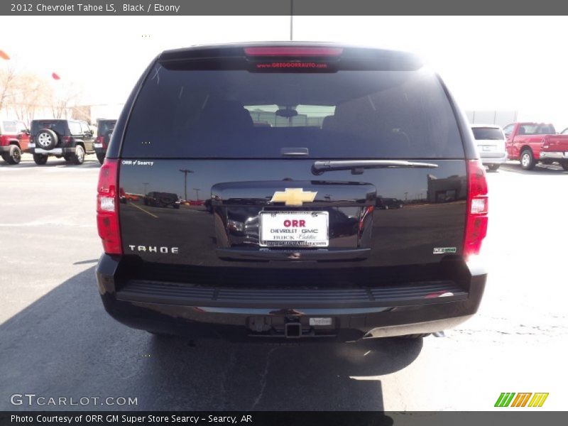 Black / Ebony 2012 Chevrolet Tahoe LS