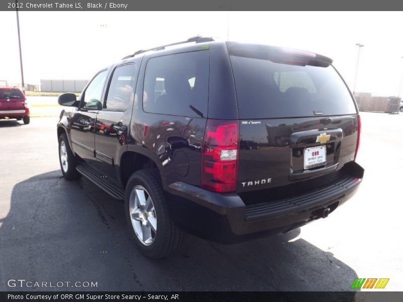 Black / Ebony 2012 Chevrolet Tahoe LS