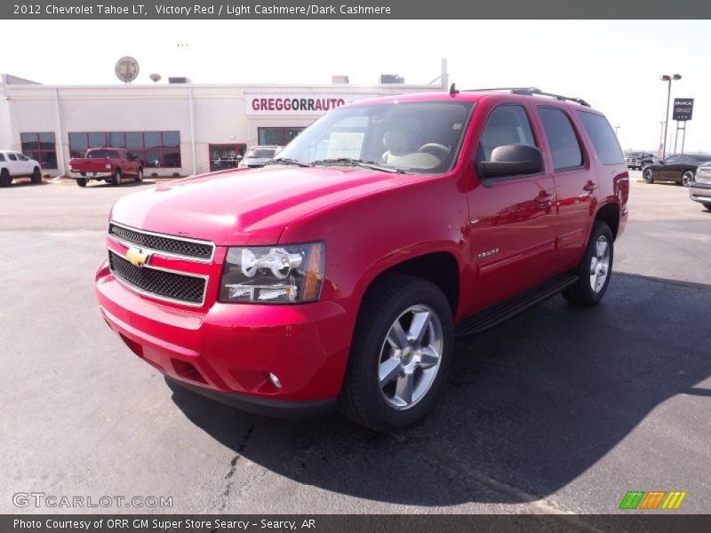 Victory Red / Light Cashmere/Dark Cashmere 2012 Chevrolet Tahoe LT