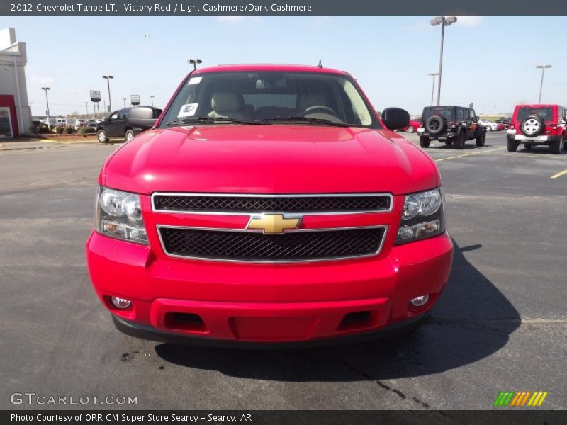 Victory Red / Light Cashmere/Dark Cashmere 2012 Chevrolet Tahoe LT
