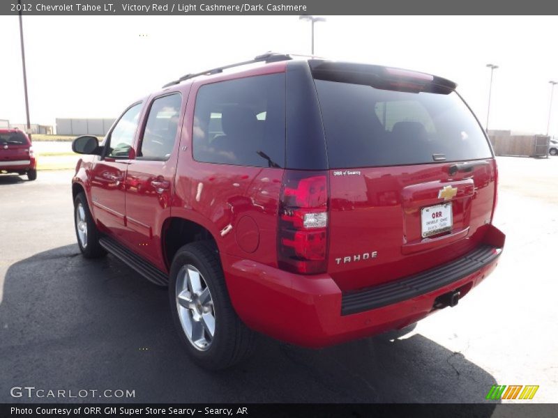 Victory Red / Light Cashmere/Dark Cashmere 2012 Chevrolet Tahoe LT