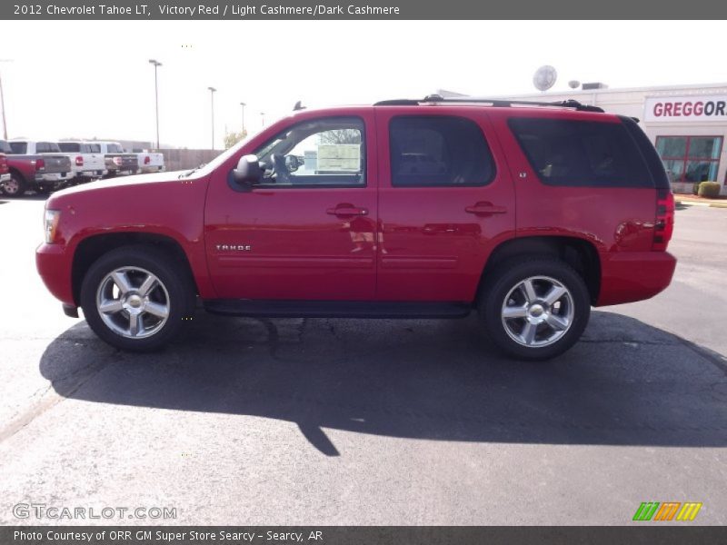 Victory Red / Light Cashmere/Dark Cashmere 2012 Chevrolet Tahoe LT