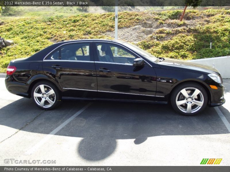 Black / Black 2012 Mercedes-Benz E 350 Sedan