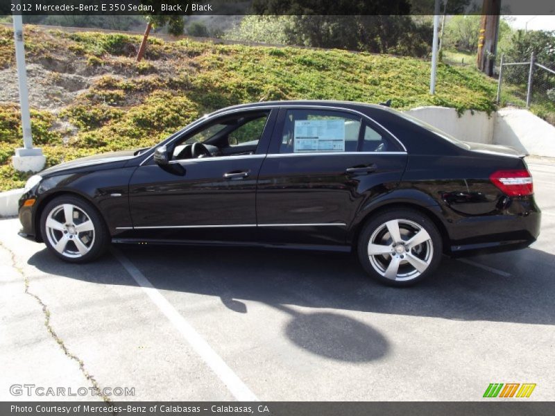 Black / Black 2012 Mercedes-Benz E 350 Sedan