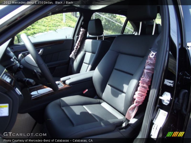 Black / Black 2012 Mercedes-Benz E 350 Sedan
