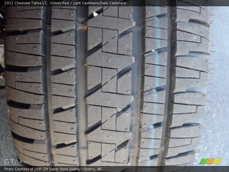 Victory Red / Light Cashmere/Dark Cashmere 2012 Chevrolet Tahoe LT