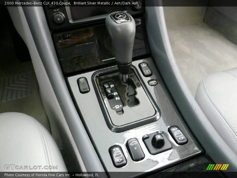 Brilliant Silver Metallic / Ash/Dark Ash 2000 Mercedes-Benz CLK 430 Coupe