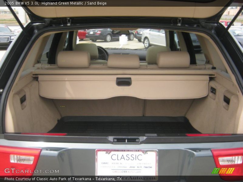 Highland Green Metallic / Sand Beige 2005 BMW X5 3.0i