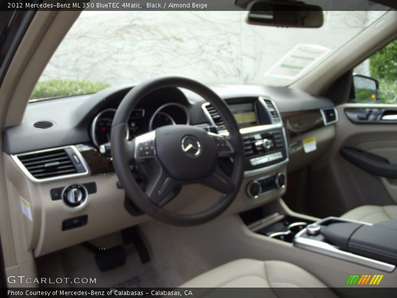 Black / Almond Beige 2012 Mercedes-Benz ML 350 BlueTEC 4Matic