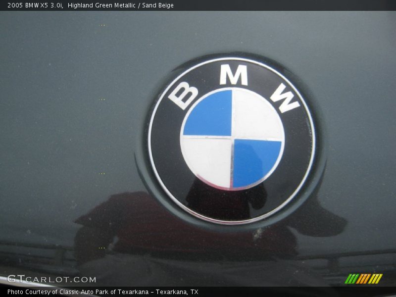 Highland Green Metallic / Sand Beige 2005 BMW X5 3.0i