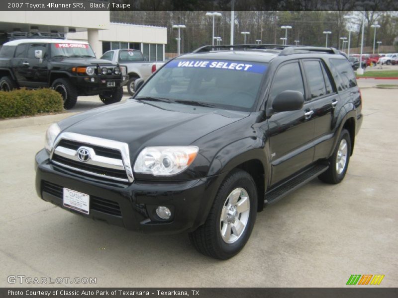 Black / Taupe 2007 Toyota 4Runner SR5