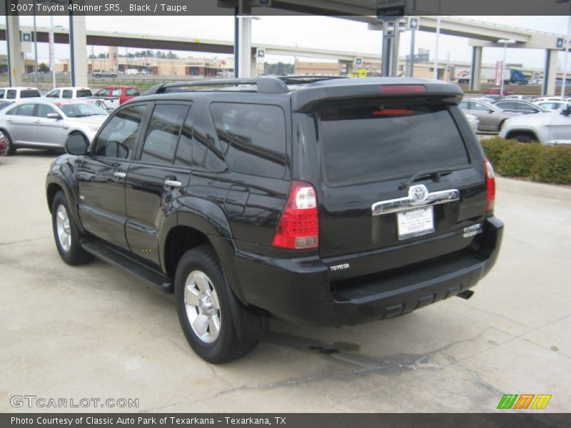 Black / Taupe 2007 Toyota 4Runner SR5