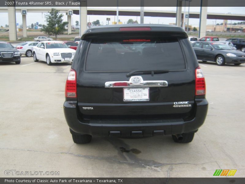Black / Taupe 2007 Toyota 4Runner SR5