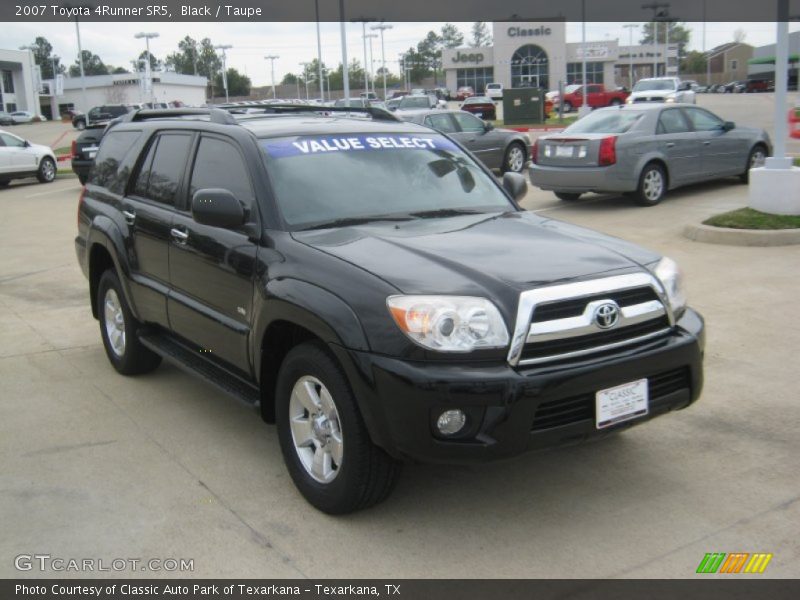 Black / Taupe 2007 Toyota 4Runner SR5