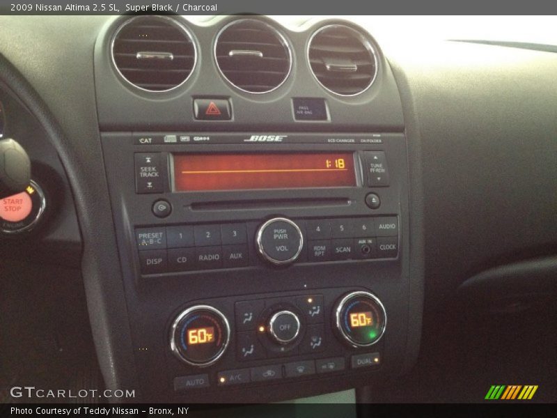 Super Black / Charcoal 2009 Nissan Altima 2.5 SL