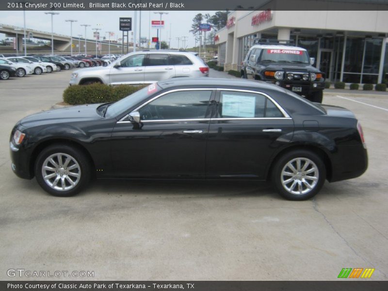 Brilliant Black Crystal Pearl / Black 2011 Chrysler 300 Limited