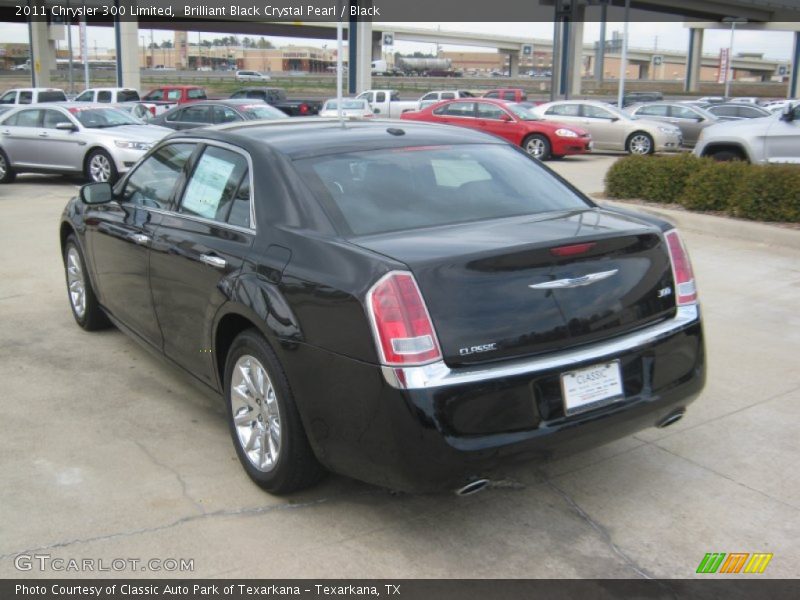 Brilliant Black Crystal Pearl / Black 2011 Chrysler 300 Limited