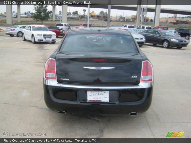 Brilliant Black Crystal Pearl / Black 2011 Chrysler 300 Limited