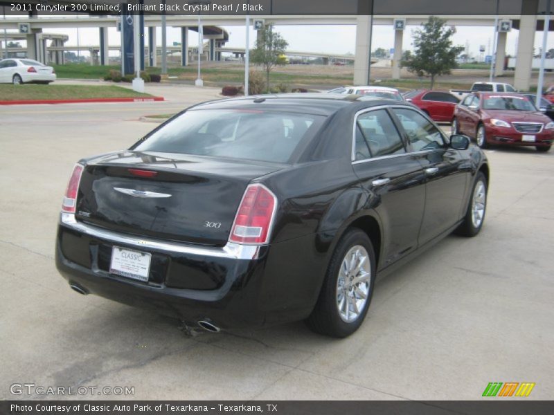 Brilliant Black Crystal Pearl / Black 2011 Chrysler 300 Limited